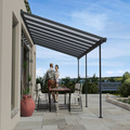 Terrassöverbyggnad Sierra 16,4 m² Antracitgrå Canopia by Palram 